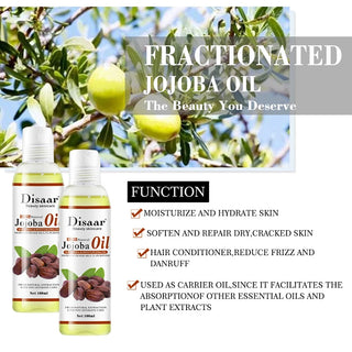 Natural Organic Jojoba Oil Anti Aging Firming Skin Face Oil Moisturizing Relaxing Massage Oil Hair Repair Skin Care Body Oil