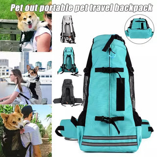 dog carrier bag Transport Outdoor Backpack Reflective Breathable Backpack for Dogs on the Back for Dogs Corgi Bulldog Travel Bag