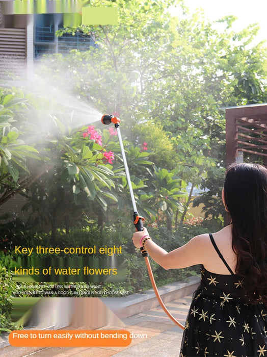 GY Long Brush Holder Sprinkler Gardening Watering Artifact Garden Car Washing Gun Irrigation Sprayer Garden Greening Shower