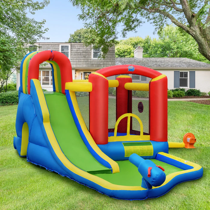 Inflatable Kid Bounce House Slide Climbing Splash Park Pool Jumping Castle OP70103