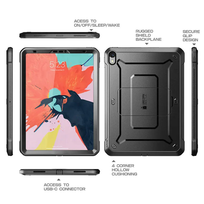 For iPad Pro 11 Case (2018) SUPCASE UB PRO Full-body Rugged Cover with Built-in Screen Protector,Not Compatible Apple Pencil