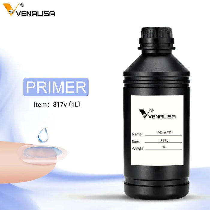 Funny Bunny 1000ml Venalisa Gel Tempered No Wipe Top Coat Long Wear Peel Off Base Coat nail Polish Gel Supplier China Factory