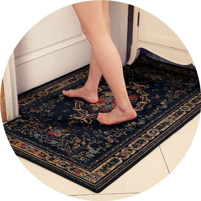 beibehang The New French pastoral mat door mat can be cut water absorption non-slip hallway home door mat into the door custom