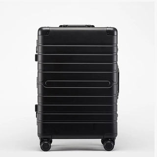 TRAVEL TALE Men Spinner Cabin Suitcase Aluminium Traveling Rolling Luggage Bags 20" 24" 28"
