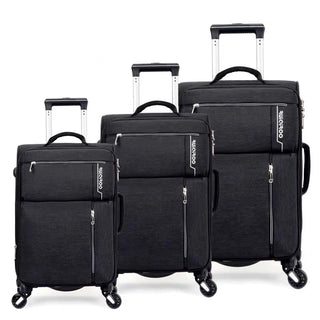TRAVEL TALE 20"24"28" Inch Business Carry On Oxford Suitcase Set Soft Koffer Travel Luggage Set Rolling Bag On Wheels