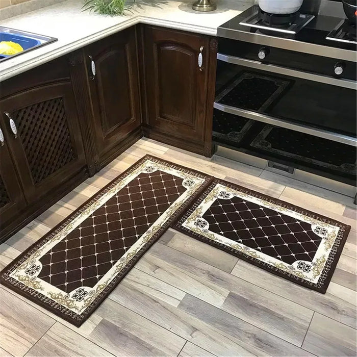 beibehang Customized new minimalist modern style kitchen carpet Waterproof non-slip carpet floor mat high-grade kitchen carpet