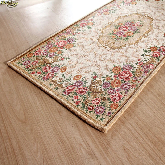 beibehang European Palace home bedroom living room jacquard carpet custom banquet holiday mats custom bathroom pedal floor mat