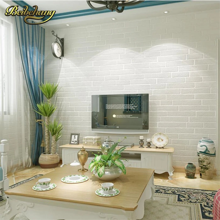 beibehang Plain solid color lattice non woven bedroom living room restaurant TV wall wallpaper study wall paper papel de parede