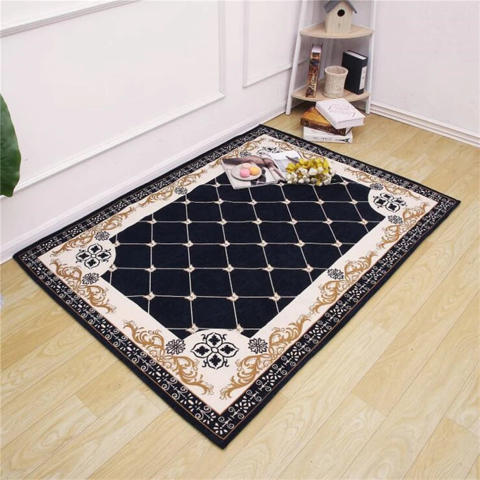 beibehang New European mats custom home door mats high-end door anti-slip mats into the entrance hall coffee table foot carpet