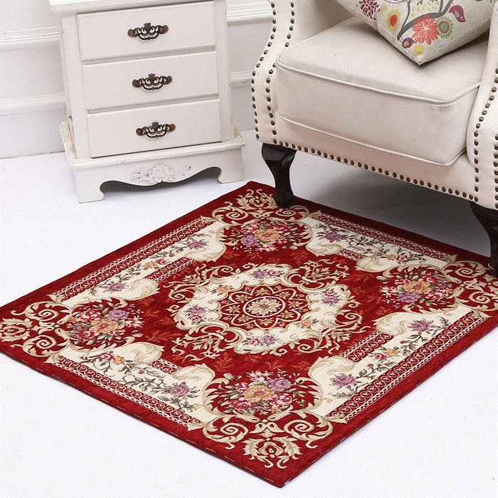 beibehang European-style door mats home water-absorbing non-slip carpets square tables and chairs blankets bedroom carpet mats