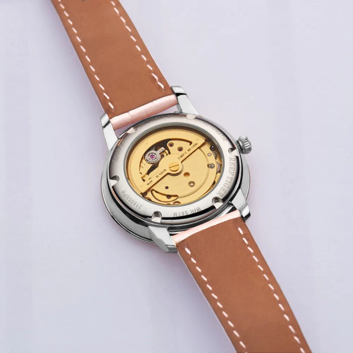 Reef Tiger/RT Fashion Casual Watches Ladies Creative Automatic Watches Leather Strap Watches relogio feminino RGA1582