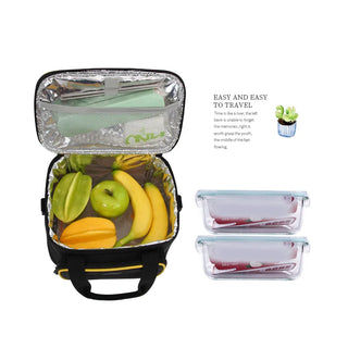 DENUONISS 10L Lunch Box Bag For Men Food Bag 900D Oxford Fresh Slash Thermal Lunch Bag Bolsa Termica
