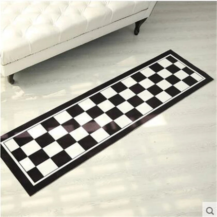 beibehang High-quality kitchen mats Japanese-style long anti-skid anti-oil home mosaic door mat mat door pad can be customized