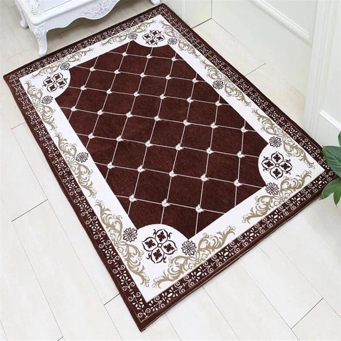 beibehang New European mats custom home door mats high-end door anti-slip mats into the entrance hall coffee table foot carpet