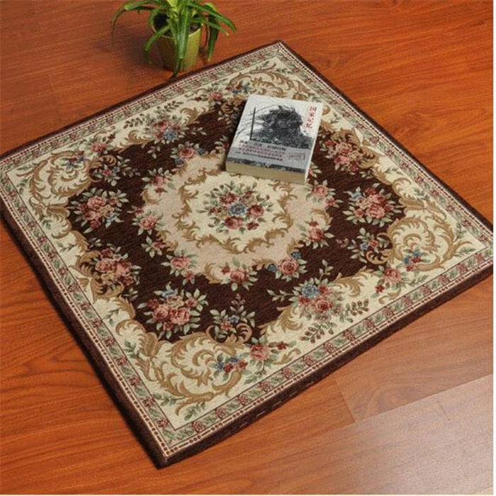 beibehang European-style door mats home water-absorbing non-slip carpets square tables and chairs blankets bedroom carpet mats