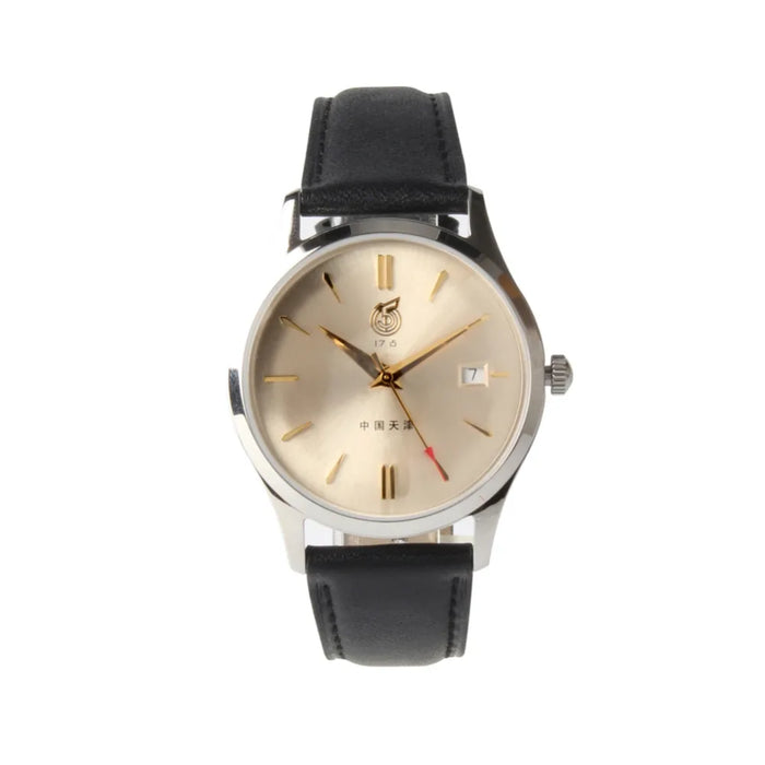 Classic Watch "WuYi" "51" Re-edition Seagull Gold Dial Automatic Mechanical Men's Watch FKWY