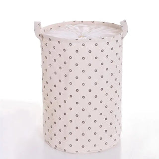 Waterproof Canvas Laundry Hamper Bag Tree Pattern Clothes Storage Baskets Home clothes barrel kids toy storage laundry basket
