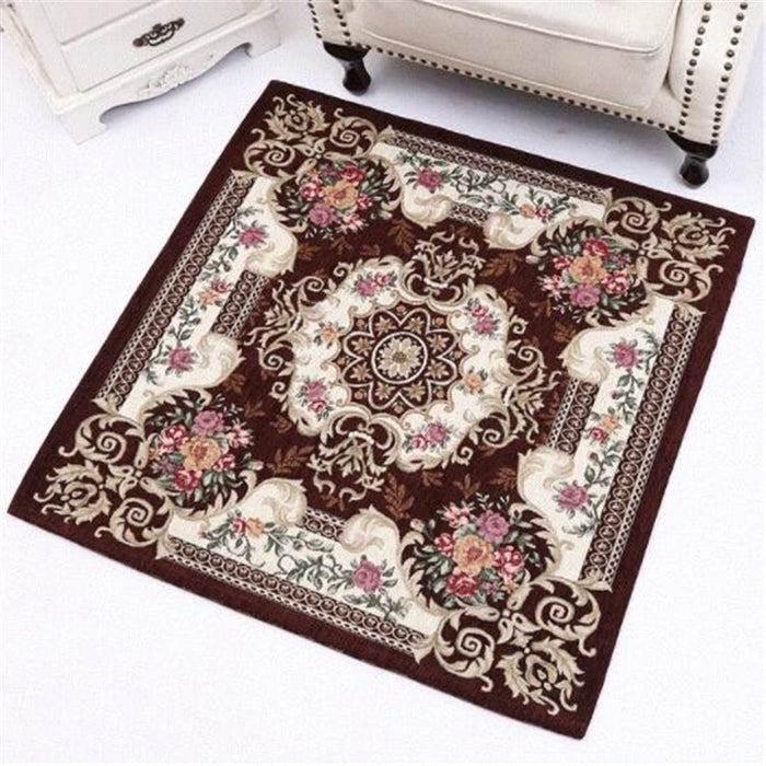 beibehang European-style door mats home water-absorbing non-slip carpets square tables and chairs blankets bedroom carpet mats