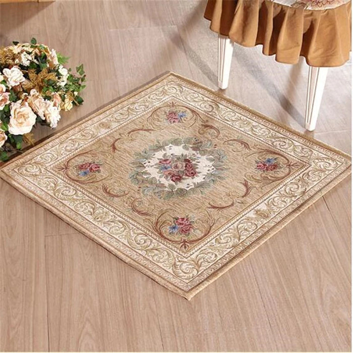 beibehang European-style door mats home water-absorbing non-slip carpets square tables and chairs blankets bedroom carpet mats