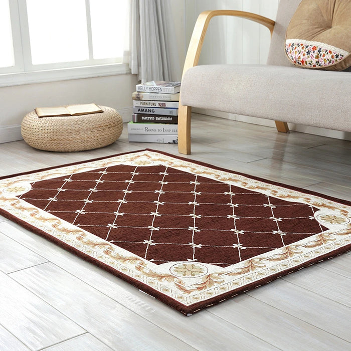 beibehang European-style living room interior carpet High-end bedroom bedside floor mat table mat rectangular home sofa mat