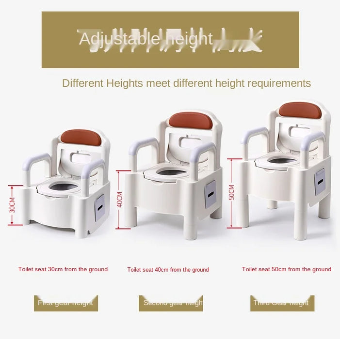 TT Elderly Toilet Bowl Household Portable Portable Elderly Stool Deodorant Armrest