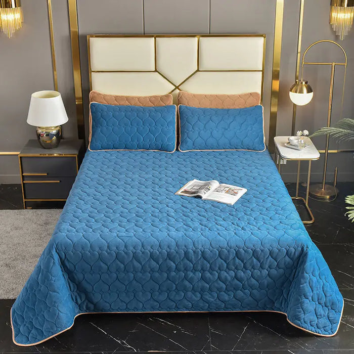 Milk Velvet Bed Cover Kang Single Crystal Velvet Tatami Cover Quilted Bedding Quilted Sheets Big Kang Blanket Household Sheets