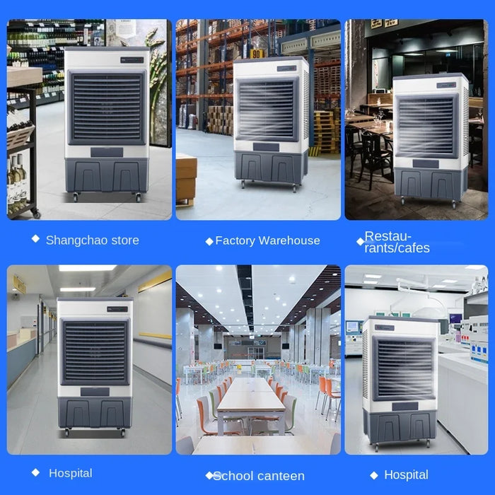 TT New Air Conditioner Fan Refrigeration Industrial Large Air Cooler Commercial Water Cooling Fan Mobile Air Conditioner Fan