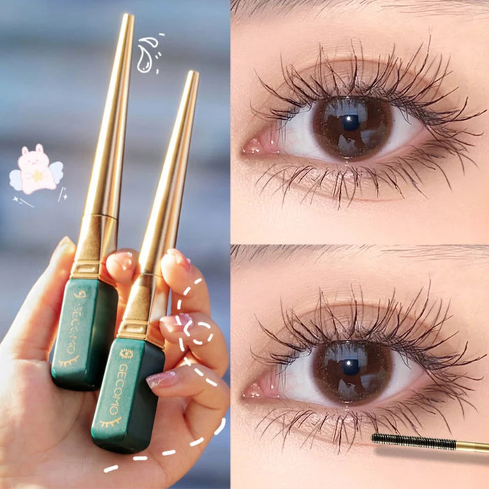 TT Mascara Metal Fine Bruch Head Waterproof Not Smudge Long Curling Lengthened Encryption Smear-Proof Makeup Lasting