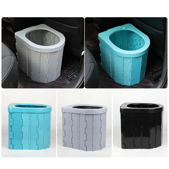 Portable Toilet One-piece Simple Installation Strong Load-bearing Capacity Practical Travel Folding Toilet for Adults