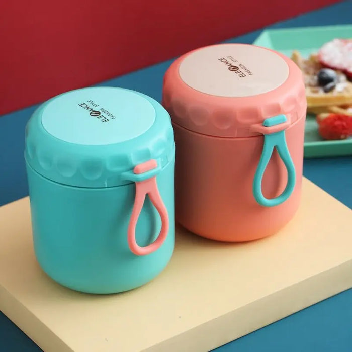 Portable Thermos Lunch Box 304 Stainless Steel Container Food Insulation Soup Cup Children Thermos Sealed Leak-proof Lunch Box