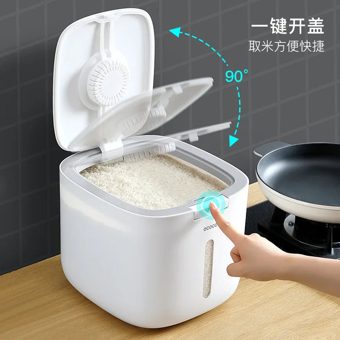 5Kg Kitchen Collection Nano Bucket Insect-Proof Moisture-Proof Rice Cylinder Food Storage Sealed Grain Household Box