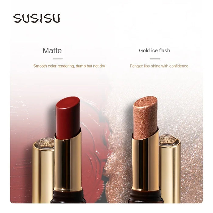 CY SUSISU Velvet Mist Matte Lipstick Lip Gloss Thin Tube Velvet Nourishing Long-Lasting Free Shipping