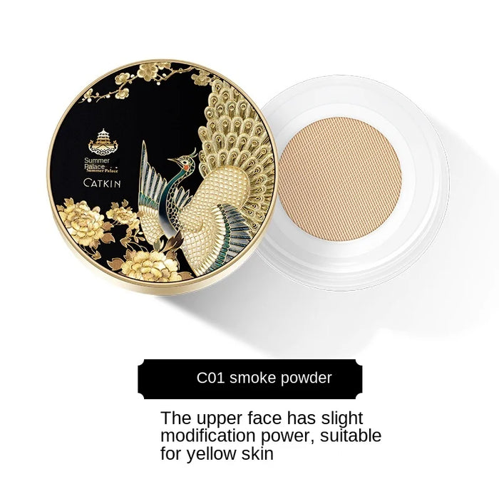 TT Catkin Jinque Tian-Tsui Light Smoke Powder Makeup Skin Care Losse Powder Lonroof Sweat-Proof Cg Lasting Oil Control