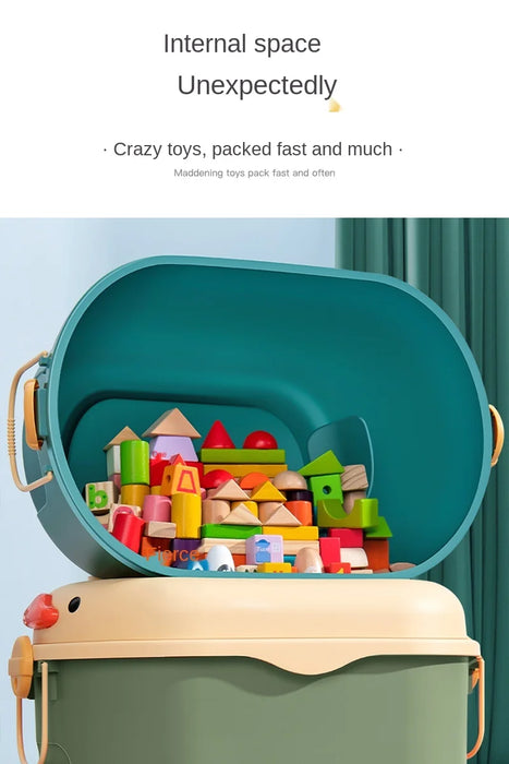 zq  Children's Toy Storage Box Household Storage Box Storage Box Baby Clothes Finishing Storage Box