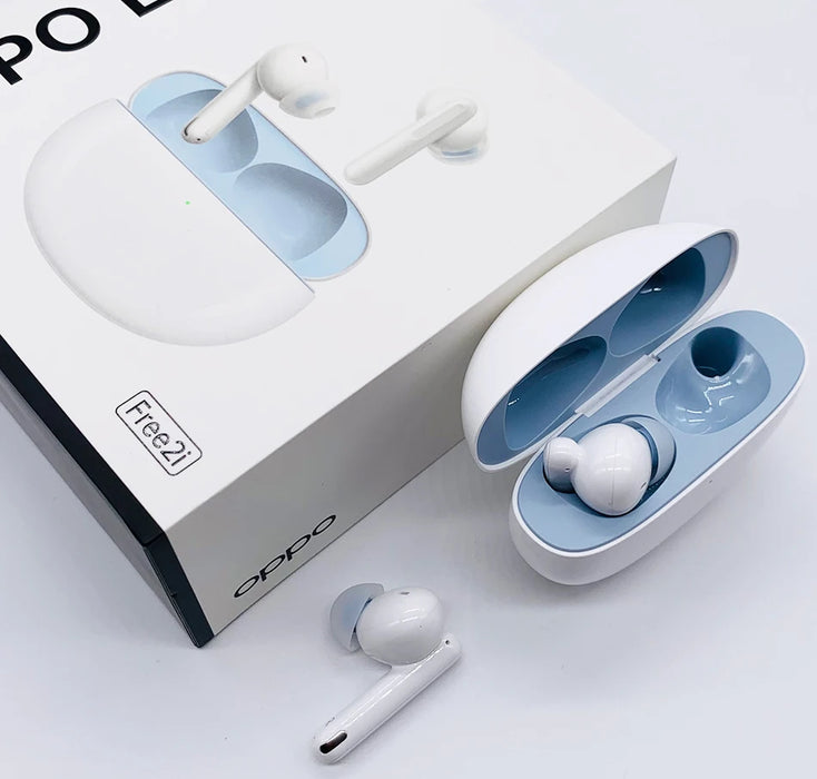 OPPO ENCO Free 2i TWS Earphone Bluetooth 5.2 3 Mic Noise Cancalling ANC True Wireless Heaphones 30H Battery Life For Reno 7