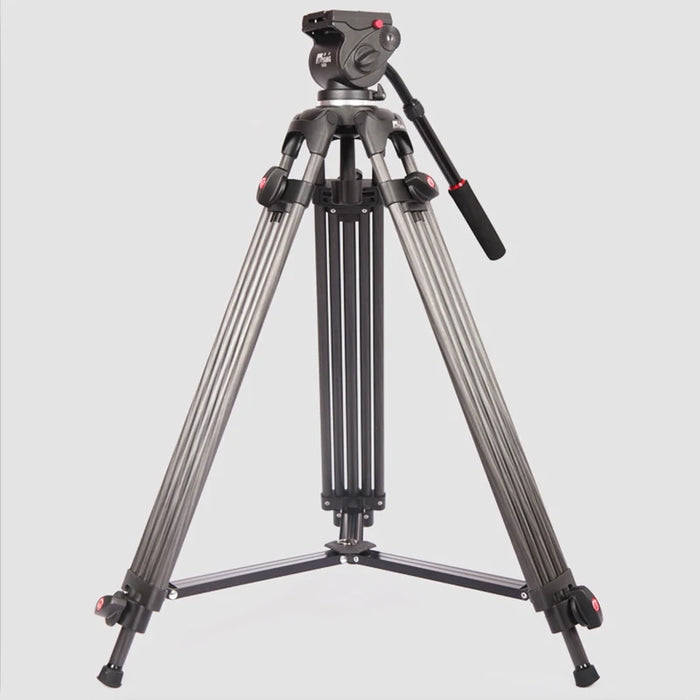 Jie Yang  professional  JY0606C Aluminum Professional Tripod for camera stand / DSLR video tripods / Fluid Head Damping