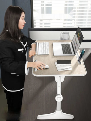 GY Laptop Desktop Computer Bracket Bracket Table Height-Increasing Workbench Office Desk Surface Panel Adjustable Lifting Table