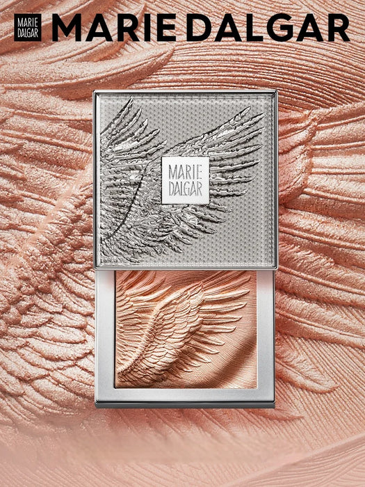 CX MARIE DALGAR Sculpture Art Wings Highlight Contour Compact Ginger Highlight Face Brightening