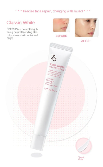 zq  Makeup Primer Sun Protective Concealer Nude Makeup Base Make-up Primer Female Moisturizing and Brightening Skin Tone