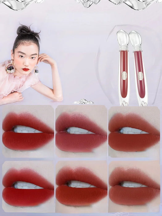 TT Catkin Shanhai Jing Crystal Truncheon Lip Lacquer Lipstick Velvet Matte Matte