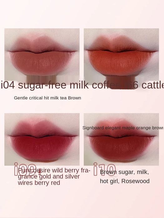 TT Milk Cream Lip Lacquer Mirror Water Matte Moisturizing Niche Brand Flagship Store Official Authentic Products Lip Mud