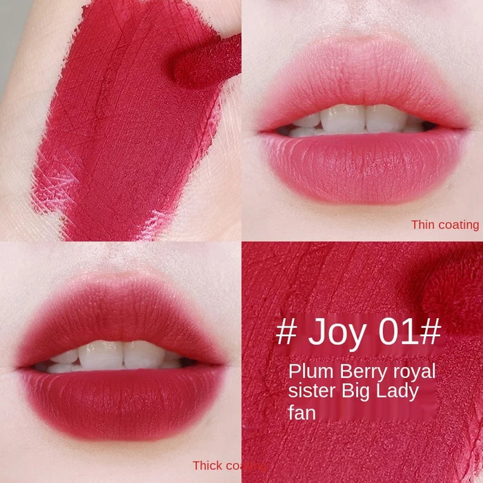 zq Stick Mouth Red Lip Mud Lasting Moisturizing and Nourishing Waterproof Discoloration Resistant Student Lipstick Female