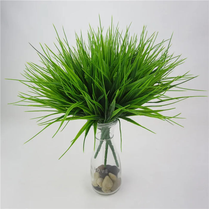 1pc Artificial Plants Fern Grass Wedding Wall Decor Green Leaf Artificial Flowers Plastic Fake Plant for Home Garden Decoration