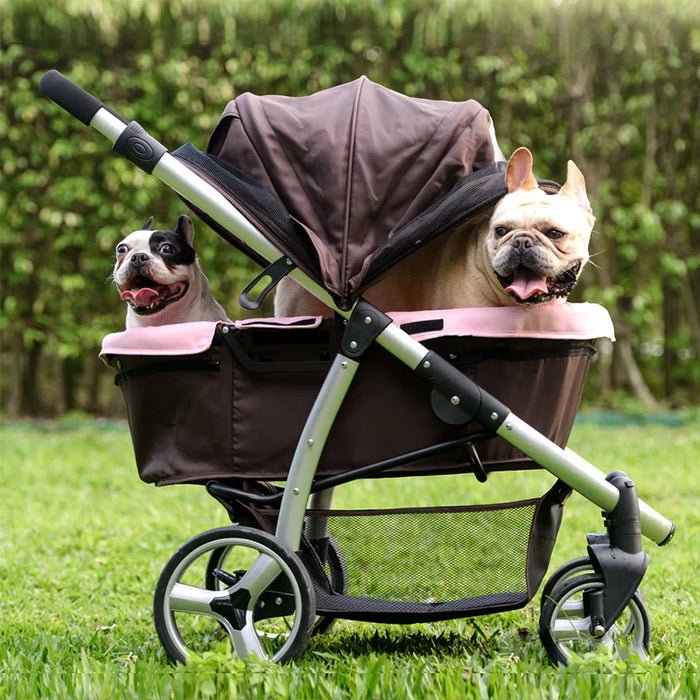 TT Dog Stroller Pet plus-Sized Can Hold More than Poodle Cat Folding Fs1202 First Class Cabin