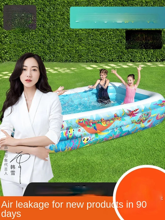 TT Inflatable Thickened Swimming Pool Household Adult Swimming Pool Child Baby Baby Family Bath Pool