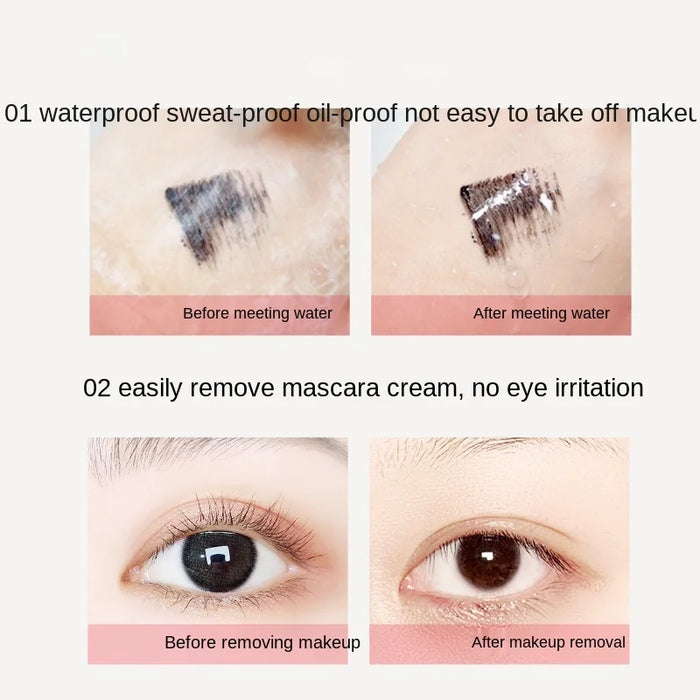 zq Mascara Female Waterproof Long Curling Thick Not Smudge Smear-Proof Makeup