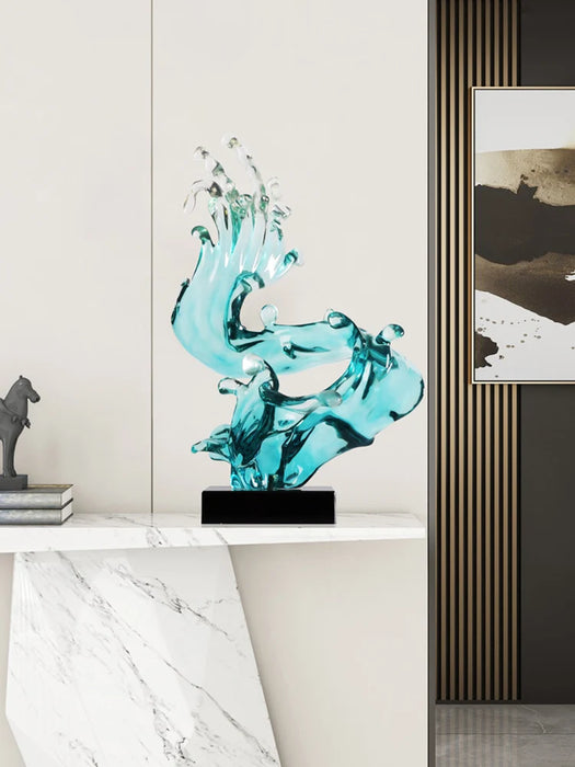 TT Abstract Art Decorations Decoration Sales Office Hotel Lobby Entrance Sculpture Transparent Crafts