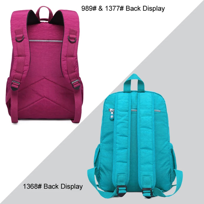 TEGAOTE Mochila Feminina Nylon School Bags for Girls 2024  Nylon Waterproof Travel Back Packs Bag Women Laptop Bagpack