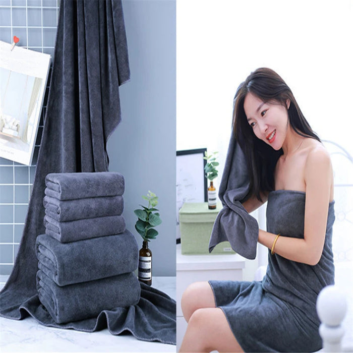 Microfiber Towel 35X75CM Adult Washing Face Bath Household Men And Women SPA Thicken Soft Absorbent Lint-Free Towels