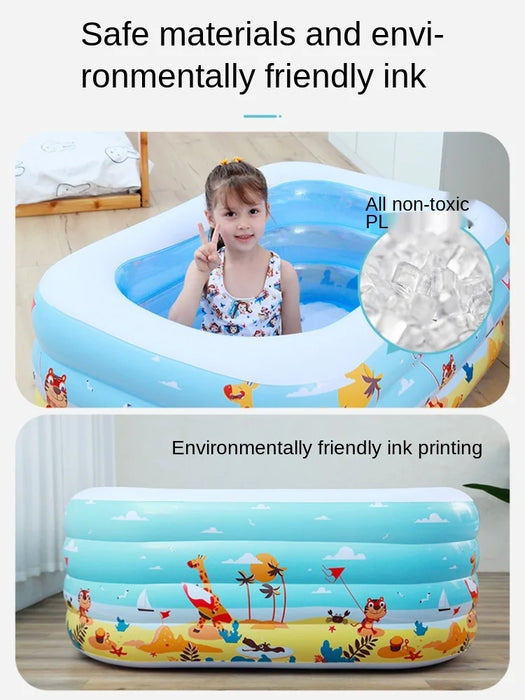 TT Household Children's Inflatable Swimming Pool Thickened Super Large Baby Baby Folding Bucket